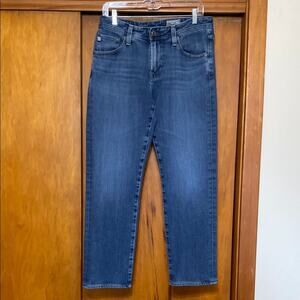 Ag Adriano Goldschmied 360 The Graduate Tailored Leg Blue Denim Jeans - 32”x 29”
